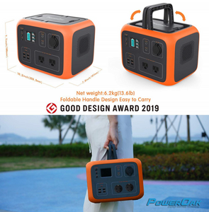 PowerOak PS6S 500Wh Batterie, inkl. 230V Wechselrichter und Solareingang