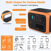Laden Sie das Bild in den Galerie-Viewer, PowerOak PS6S 500Wh Batterie, inkl. 230V Wechselrichter und Solareingang