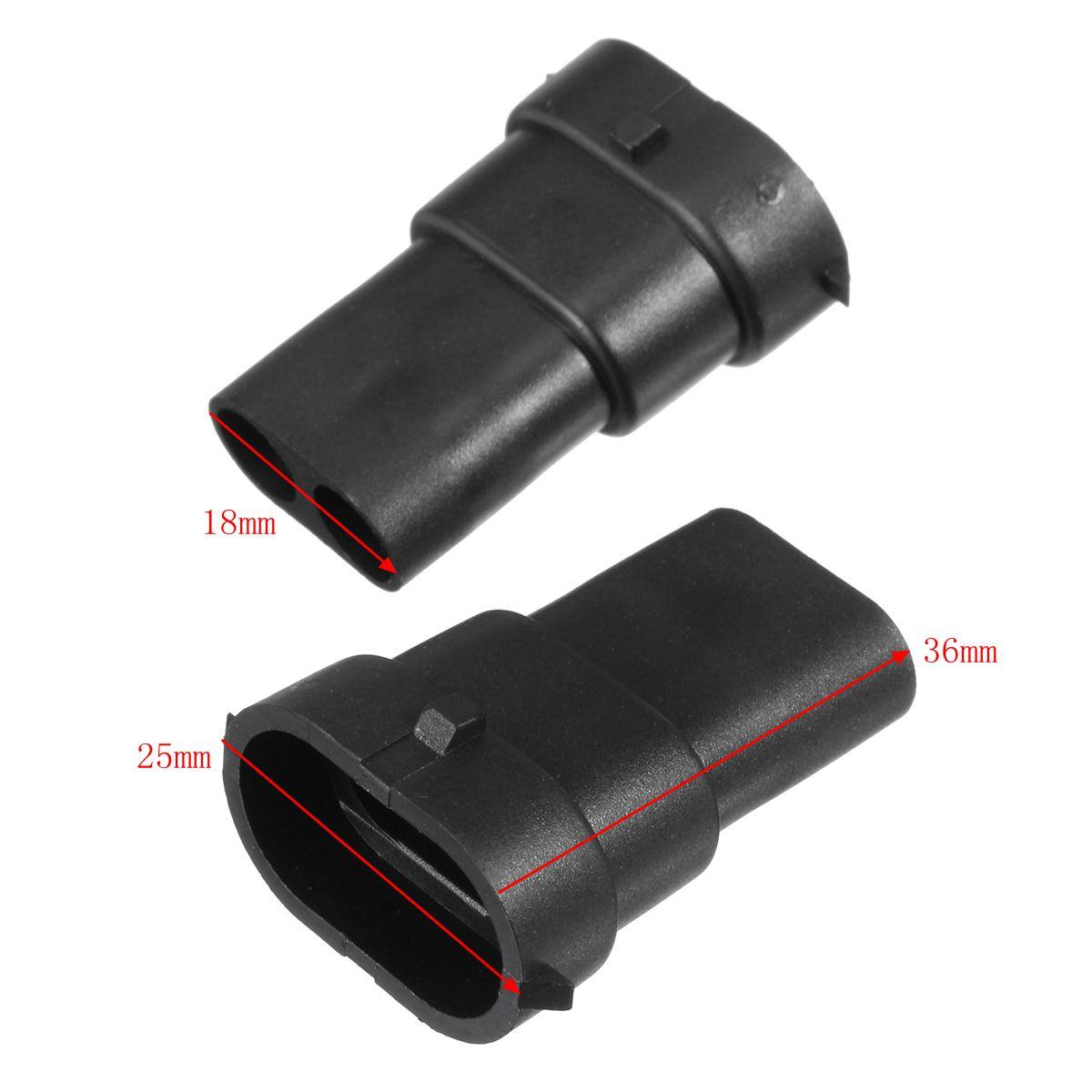 2Stk. Wasserdichte Stecker / Buchse