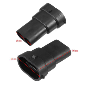 2Stk. Wasserdichte Stecker / Buchse