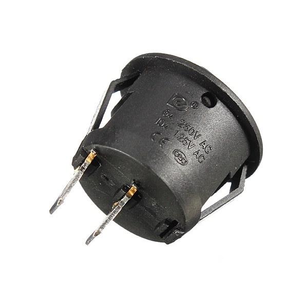 ON-OFF switch for 20mm hole, snap-in