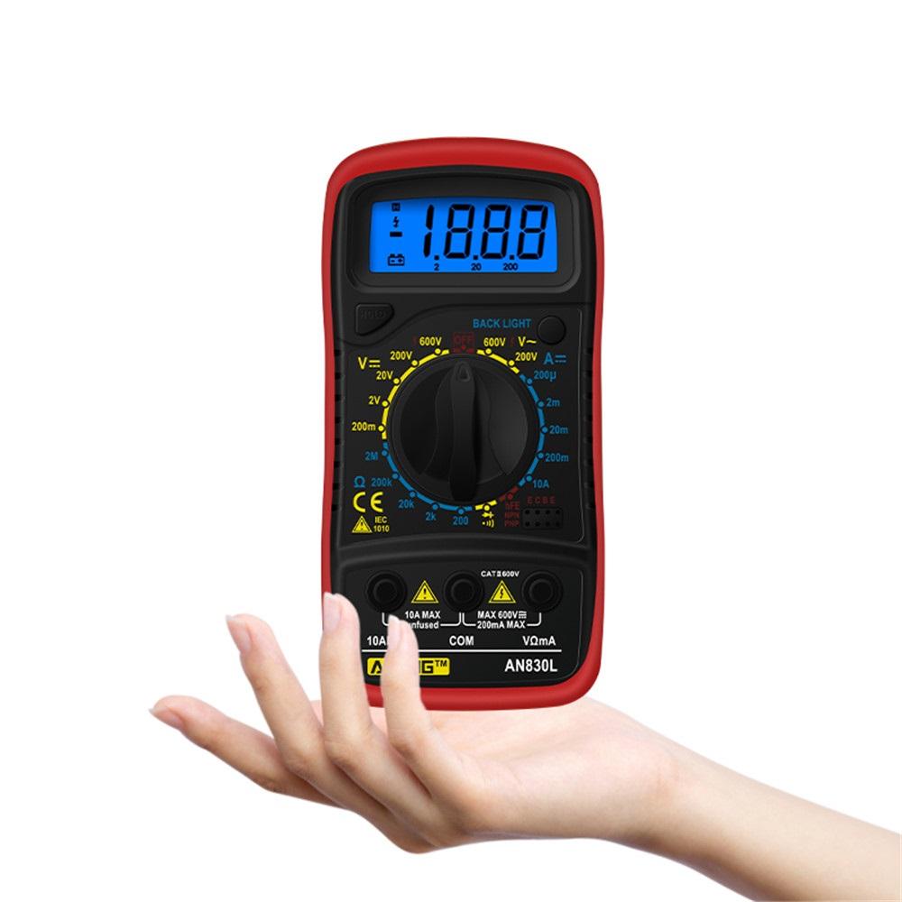 Digitales LCD-Multimeter, Voltmeter, Amperemeter, AC DC, OHM