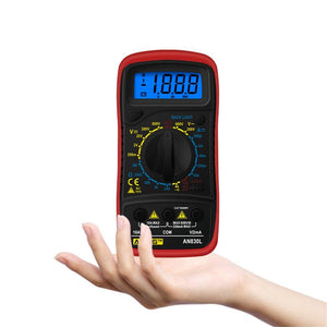 Digitales LCD-Multimeter, Voltmeter, Amperemeter, AC DC, OHM