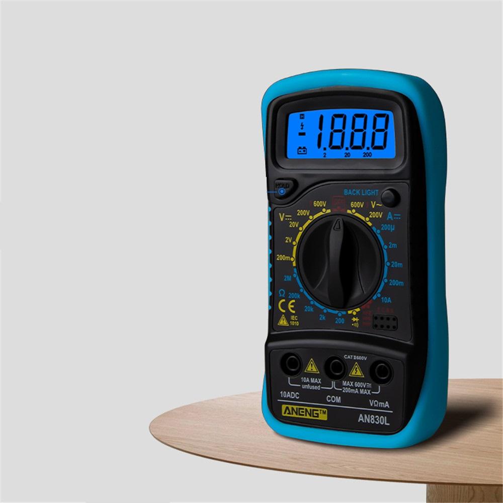 Digitales LCD-Multimeter, Voltmeter, Amperemeter, AC DC, OHM