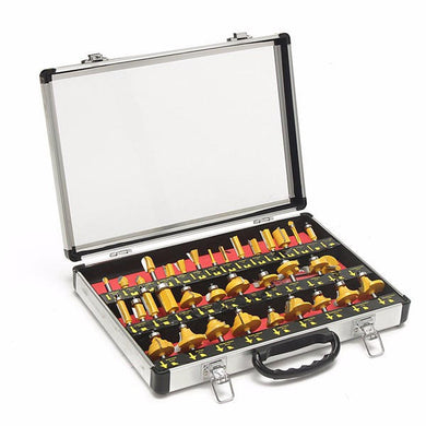 35- teiliges. 6.35mm Schaft Fräser-Set, Hartmetall-Holzbearbeitungsfräser