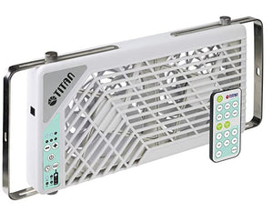 Titan- 12V DC 140mm Doppelter Dachfensterlüfter mit drahtloser Steuerung für Dachfenster