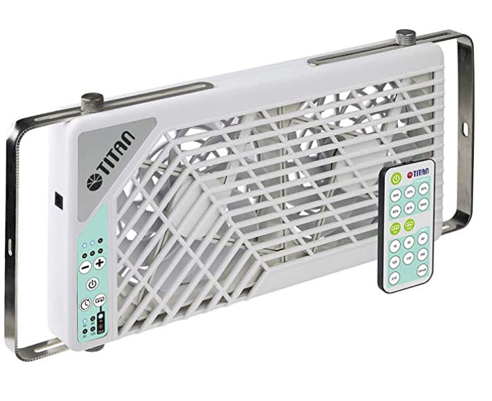 Titan- 12V DC 140mm Doppelter Dachfensterlüfter mit drahtloser Steuerung für Dachfenster