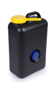 19 Liter Abwassertank tragbar schwarz
