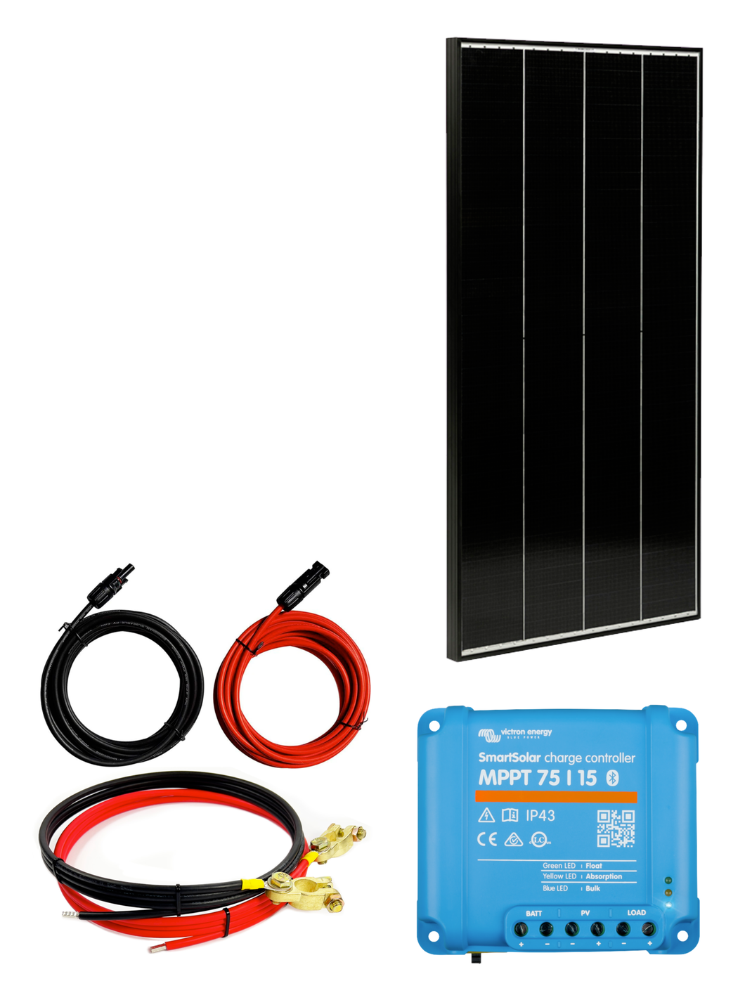 110 Watt Insel - Solaranlage, 12 Volt SET
