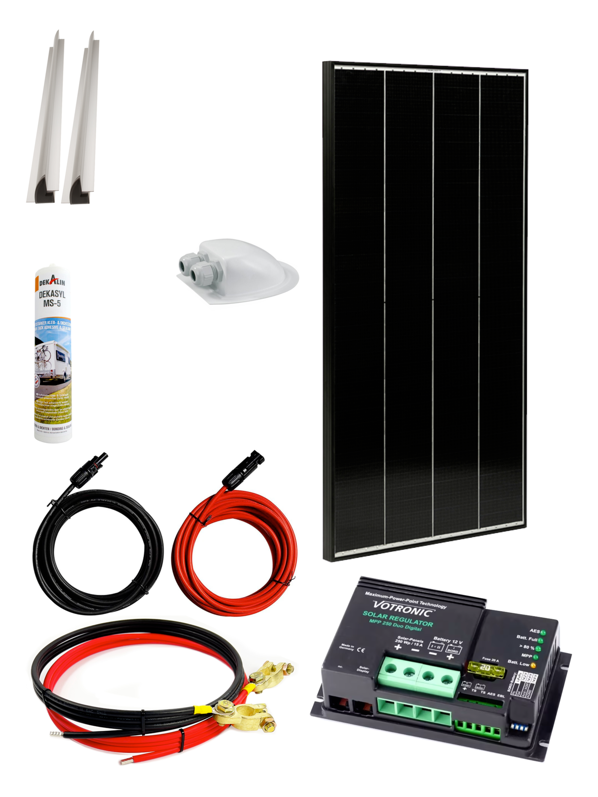 110 Watt Wohnmobil Camping Solaranlage, 12 Volt SET