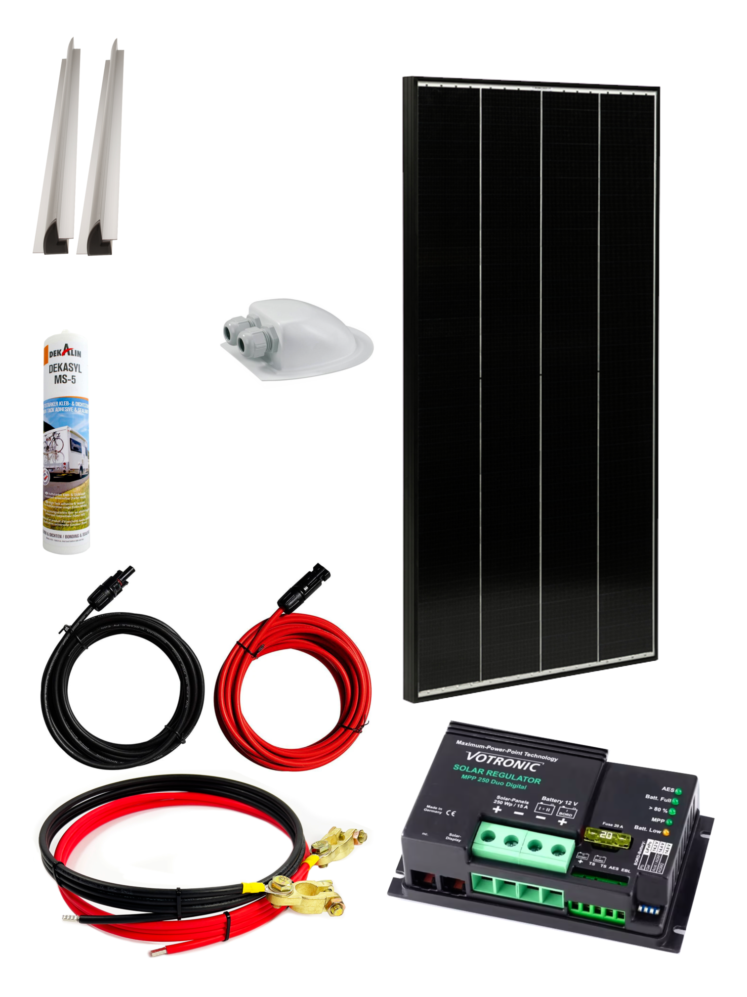 12 volt geräte für camping 110 Watt Wohnmobil Camping Solaranlage, 12 Volt SET