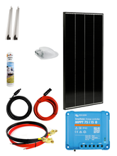 Laden Sie das Bild in den Galerie-Viewer, 110 Watt Wohnmobil Camping Solaranlage, 12 Volt SET
