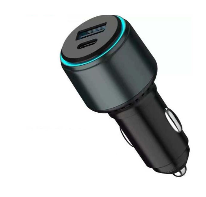 Zigarettenanzünder zu USB-A und USB-C PD, für Laptop Ladung geeignet 118Watt