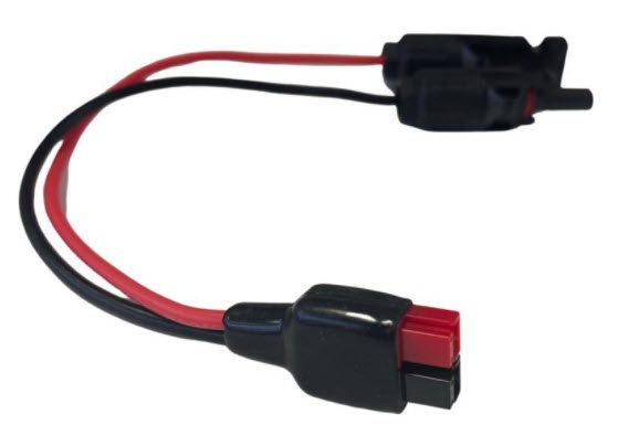 Câble adaptateur par ex. pour Yeti Goal Zero vers prise solaire, câble : 20cm