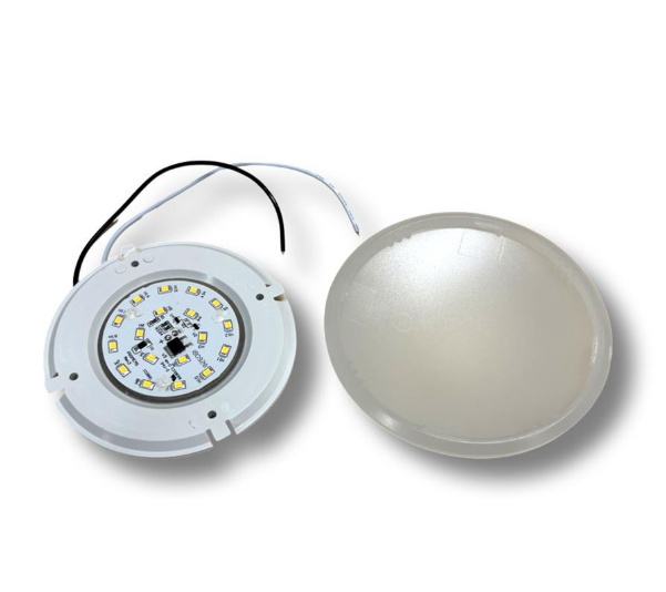 12V Dimmbare LED Leuchte, Warmweiss 4.5W, 127mm Durchmesser
