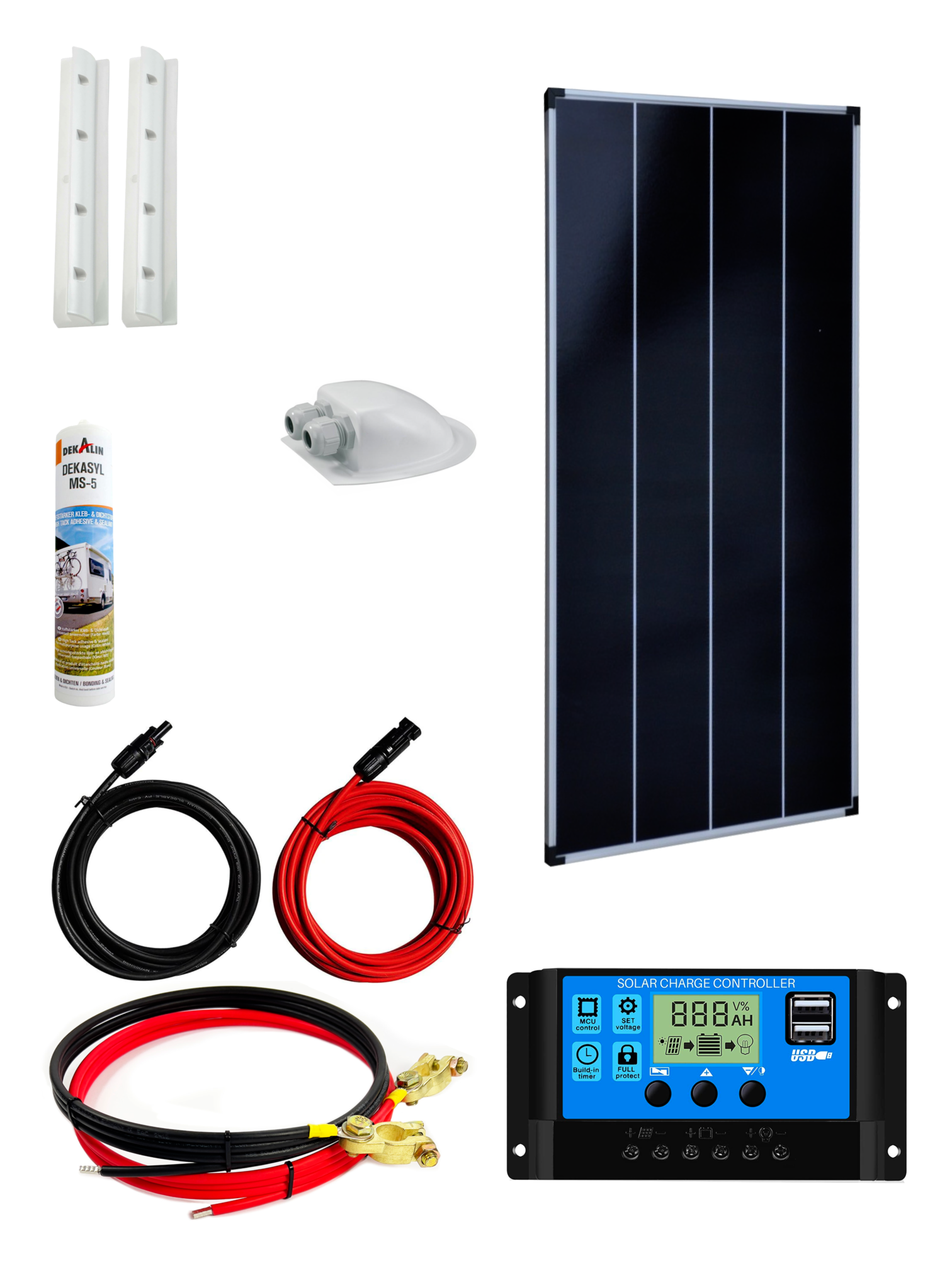 180 Watt Wohnmobil Camping Solaranlage, 12 Volt SET –