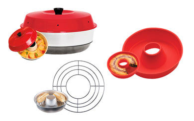 Omnia Campingbackofen Set 3-tlg. Komplettset, Backofen für unterwegs