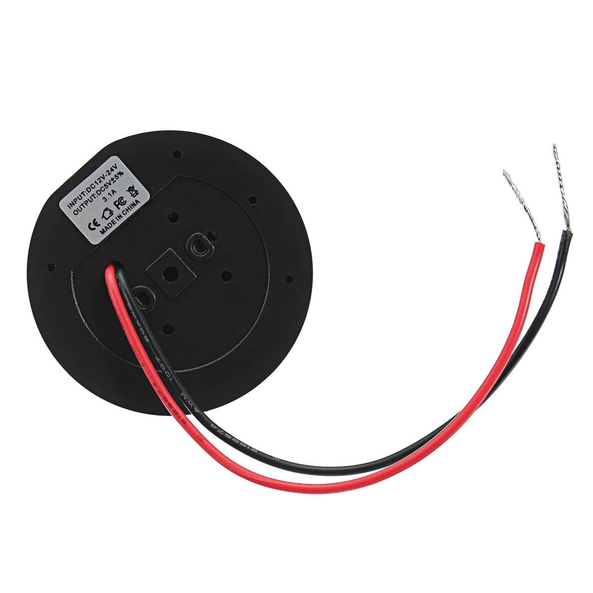 USB Einbauelement, Eingang: 12-24V Ausgang: 2x 3.1A USB
