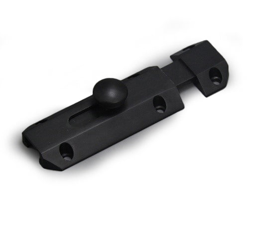 Locking mechanism black matt, 95mm x 30mm