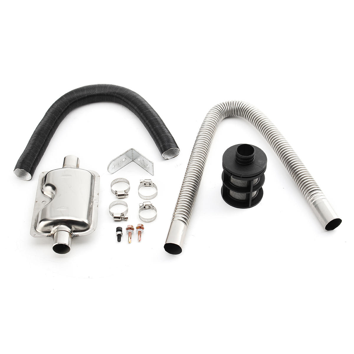 Auspuffschalldämpfer & Filter-Auspuff- und Einlassrohr für Diesel-Luftheizer-Zubehör