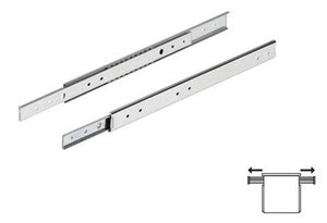 Kugelführung, beidseitig ausziehbar, Teilauszug, Accuride 2026, Tragkraft bis 50 kg, Stahl, seitliche Montage