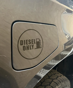 Diesel Only Aufkleber in schwarz oder weiss