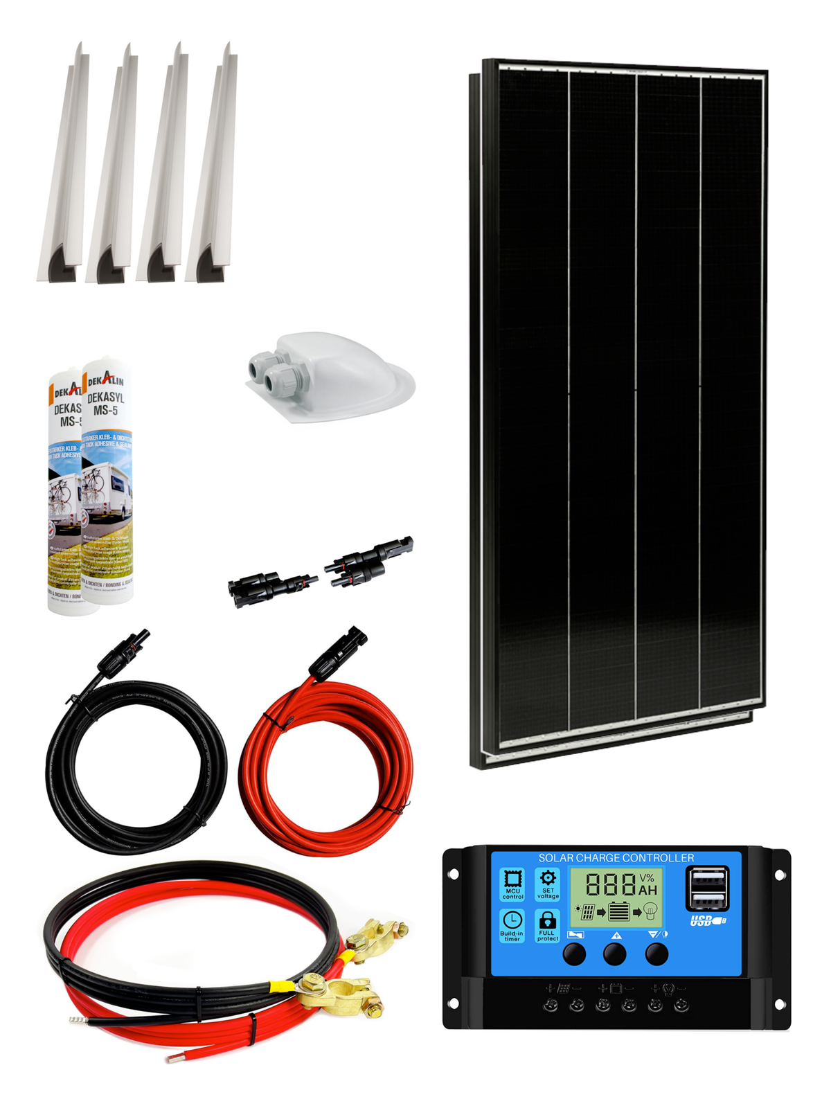 260 Watt Wohnmobil Camping Solaranlage 12 Volt SET