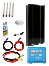 Laden Sie das Bild in den Galerie-Viewer, 220 Watt Wohnmobil Camping Solaranlage 12 Volt SET