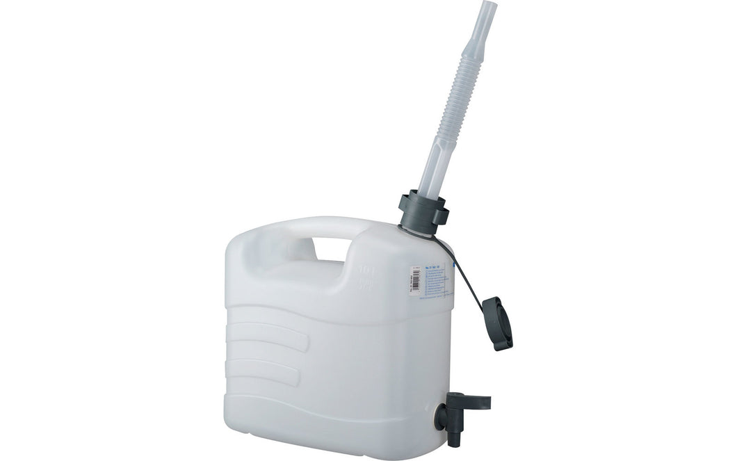 Wasserkanister mit Auslaufhahn und Einfüllstutzen, Lebensmittelecht, 10L / 20L