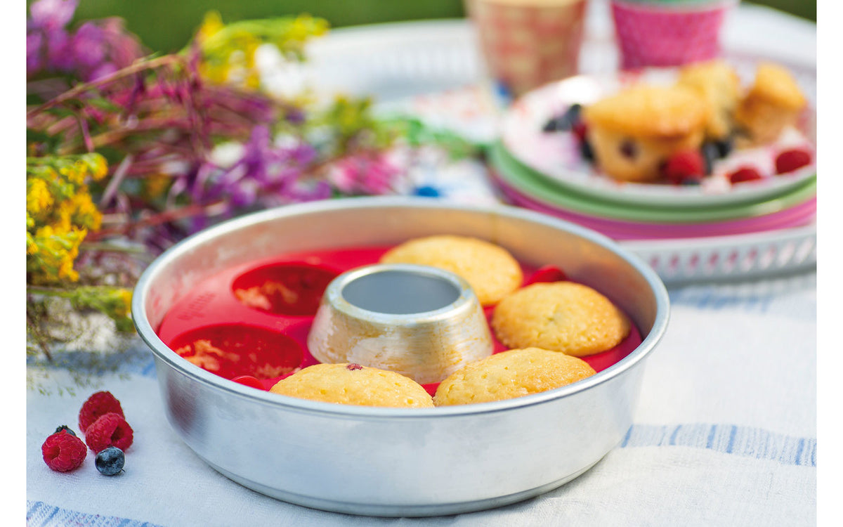 Moule à muffins en silicone Omnia pour four de camping