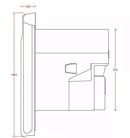 Aussendusche mit 12V Schalter und Schnellverbinder, inkl. Duschbrause