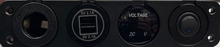 Laden Sie das Bild in den Galerie-Viewer, 4 in 1 12V-24V Steckdosenpanel USB, Zigarettenanzünder, Voltanzeige und Schalter