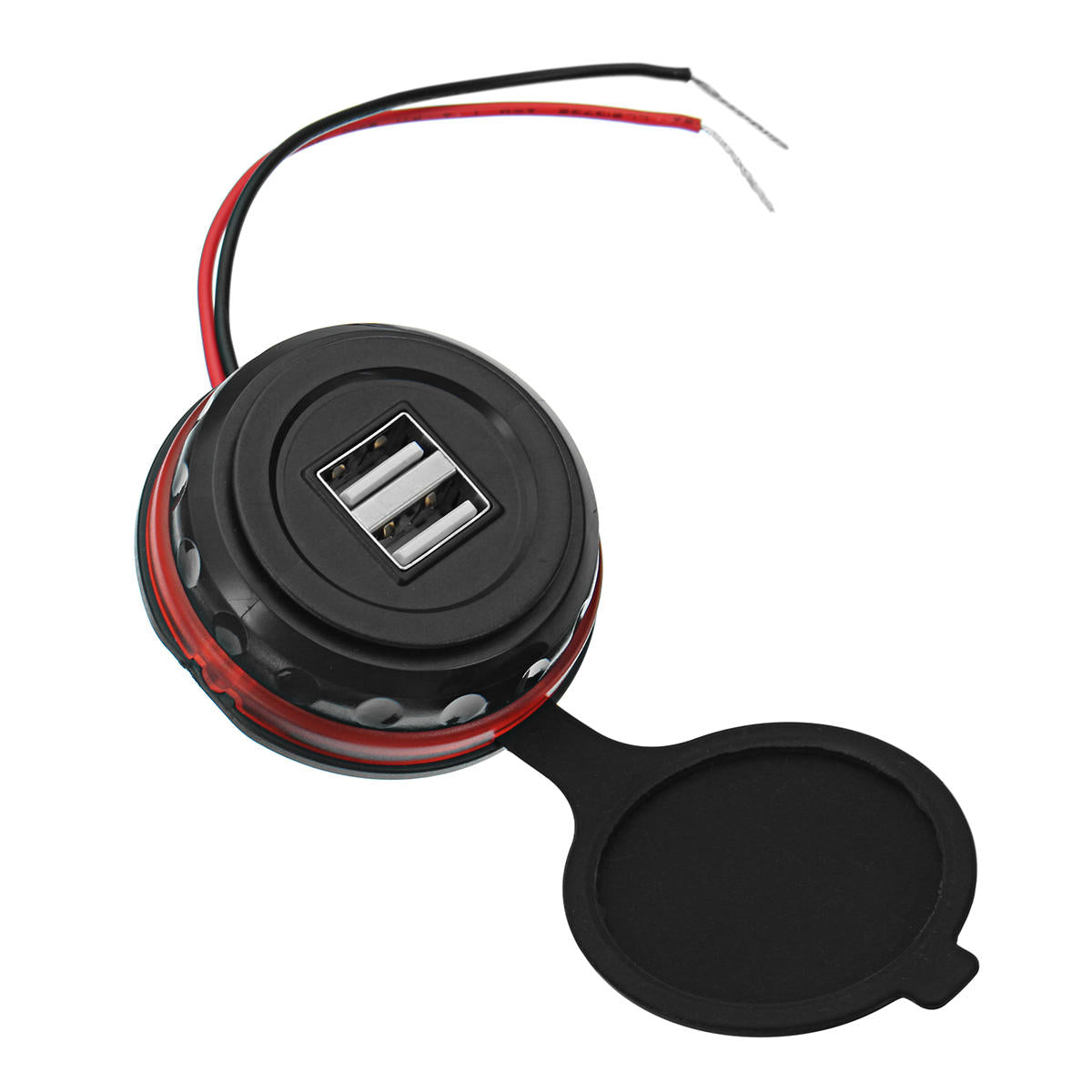 USB Einbauelement, Eingang: 12-24V Ausgang: 2x 3.1A USB