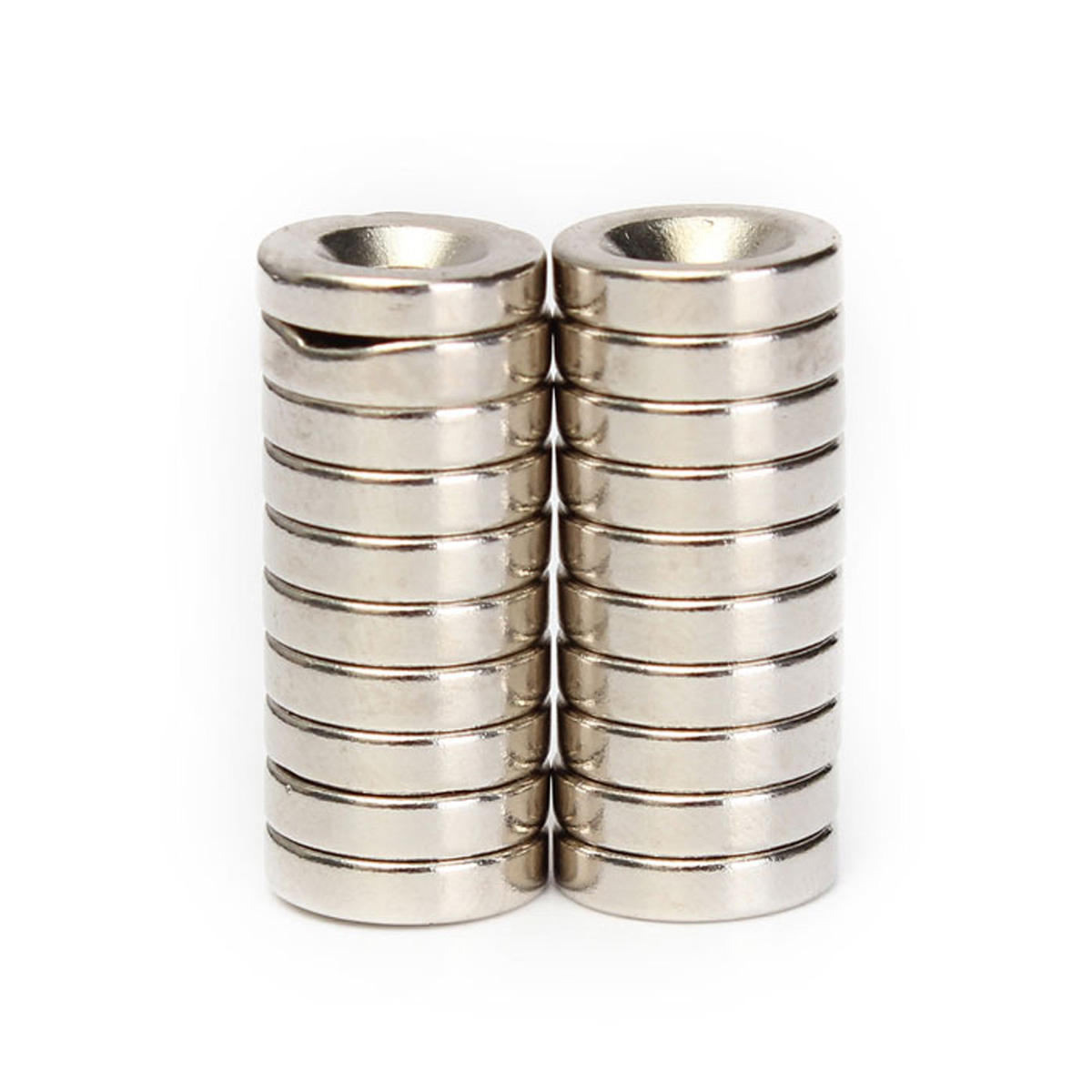 20Stk. 12x3mm Magneten mit 4mm Loch, Neodym