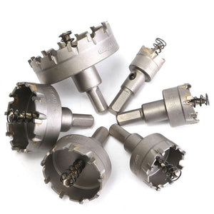 6-teiliges. 22 bis 65mm Hartmetall-Kronenbohrer Lochsäge - Set