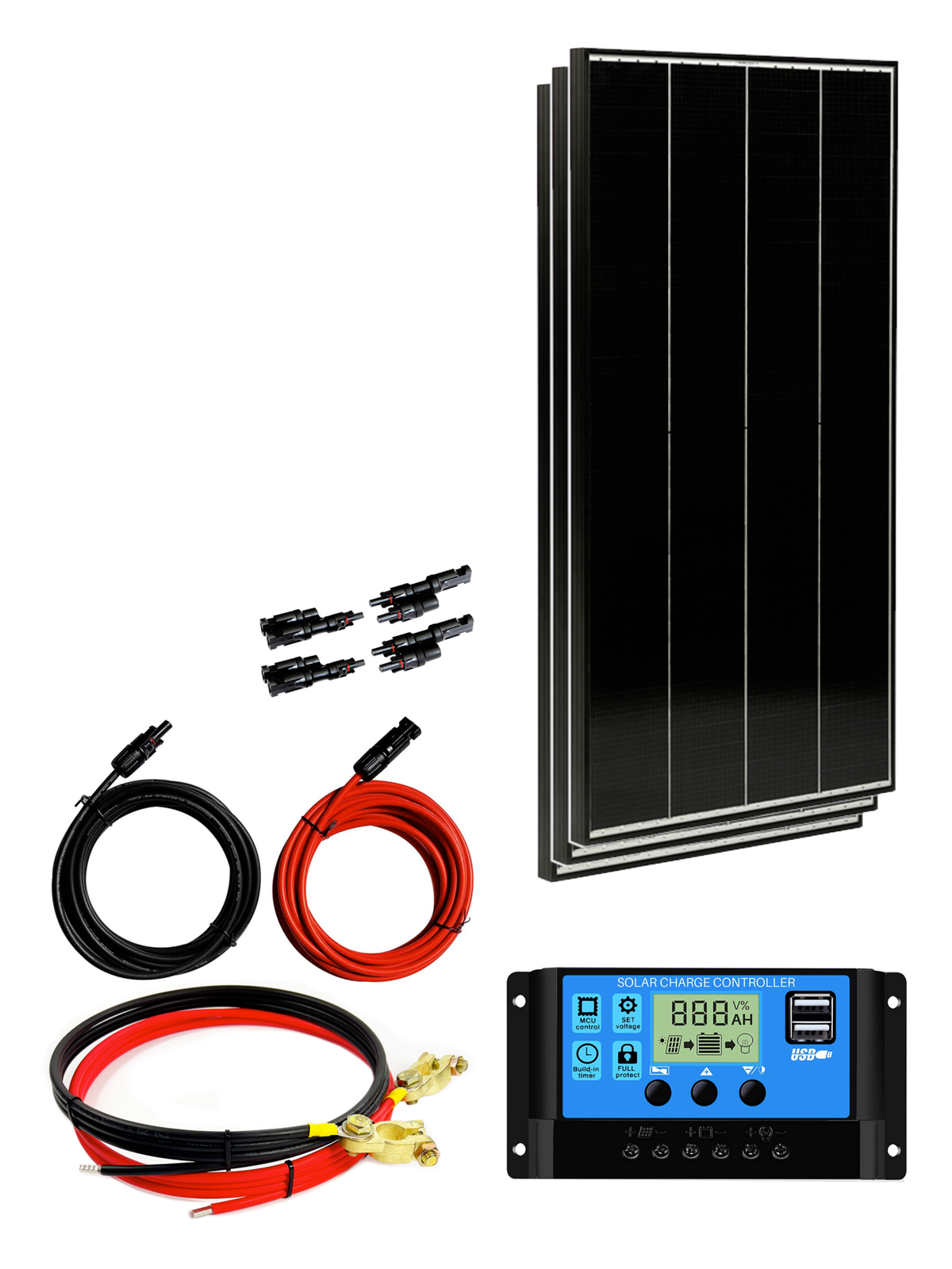 330 Watt Insel - Solaranlage, 12 Volt SET