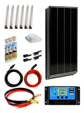 Laden Sie das Bild in den Galerie-Viewer, 330 Watt Wohnmobil Camping Solaranlage 12 Volt SET