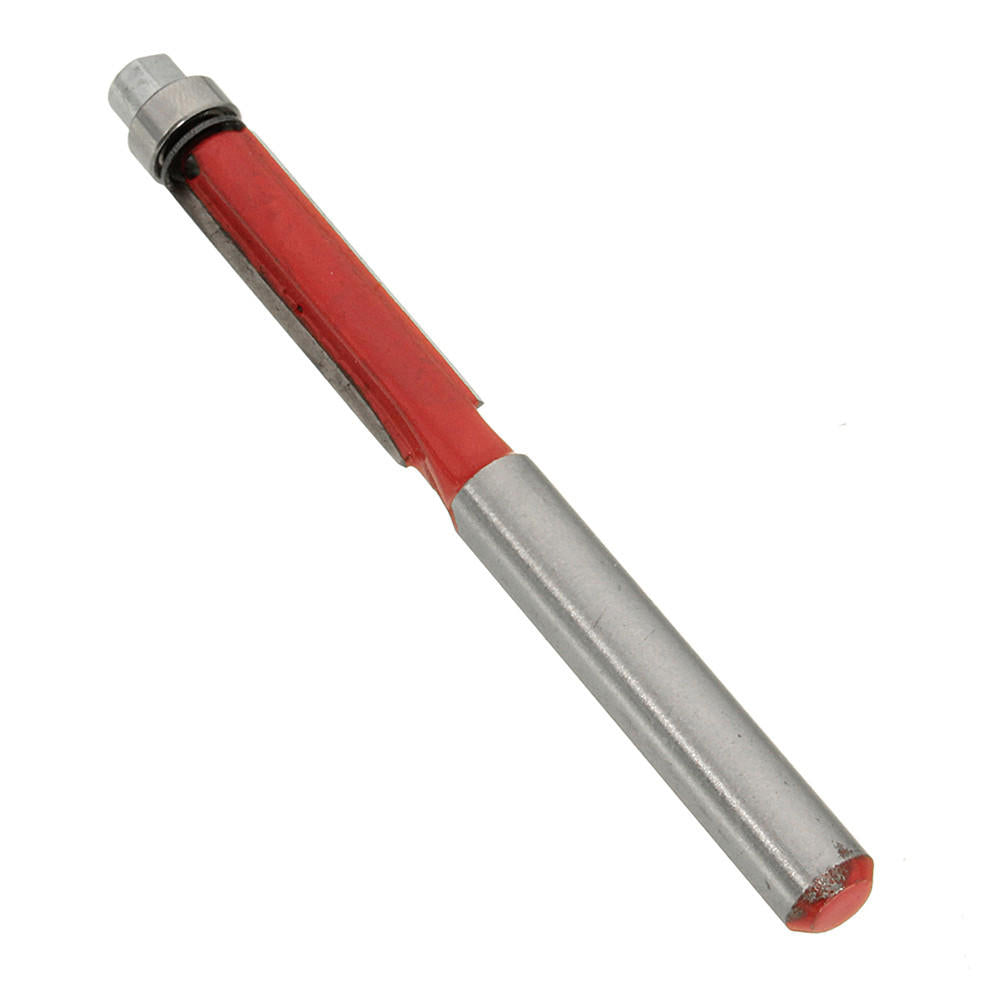 1 piece, 6.35mm shank flush milling cutter with ball bearing