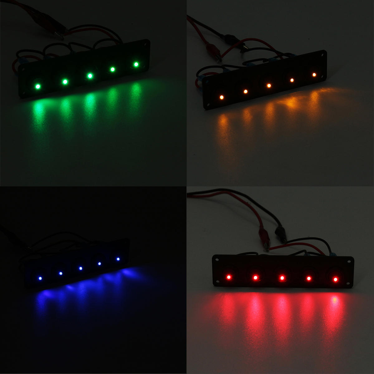 5x Kippschalter für 12V-24V