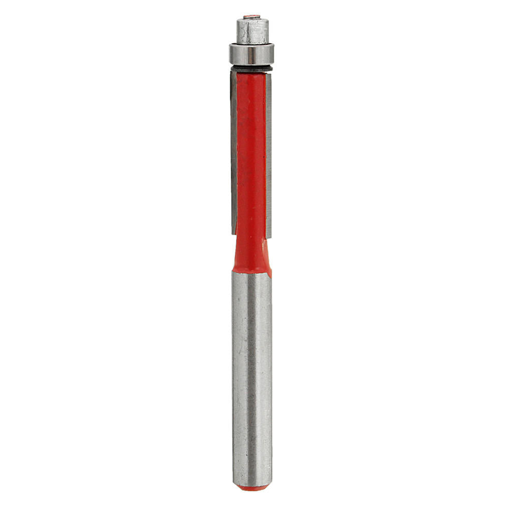 1 piece, 6.35mm shank flush milling cutter with ball bearing