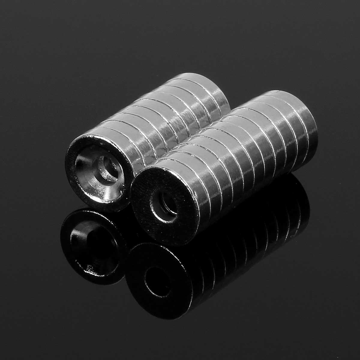 20Stk. 12x3mm Magneten mit 4mm Loch, Neodym