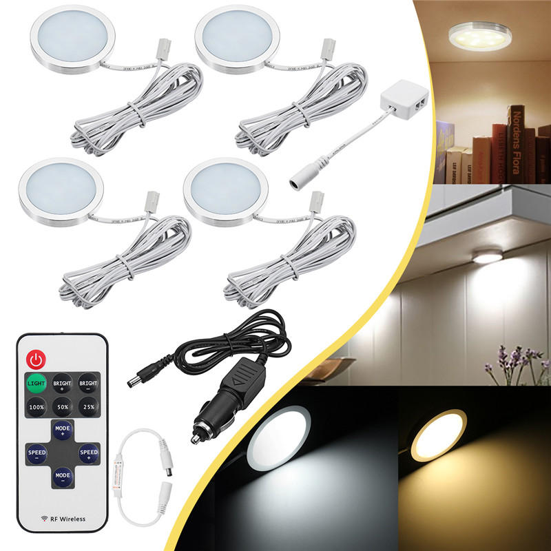4Stk 12V LED-Einbauleuchte für Dachmontage in Camper
