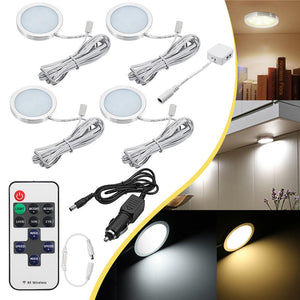 4Stk 12V LED-Einbauleuchte für Dachmontage in Camper
