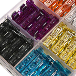 100Stk. Standard Sicherungs- Kit: 2A 3A 5A 7.5A 10A 15A 20A 25A 30A 35A