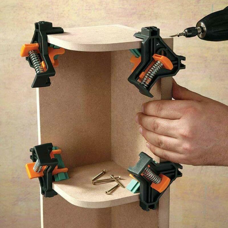 4pcs 90 degree clamp brackets
