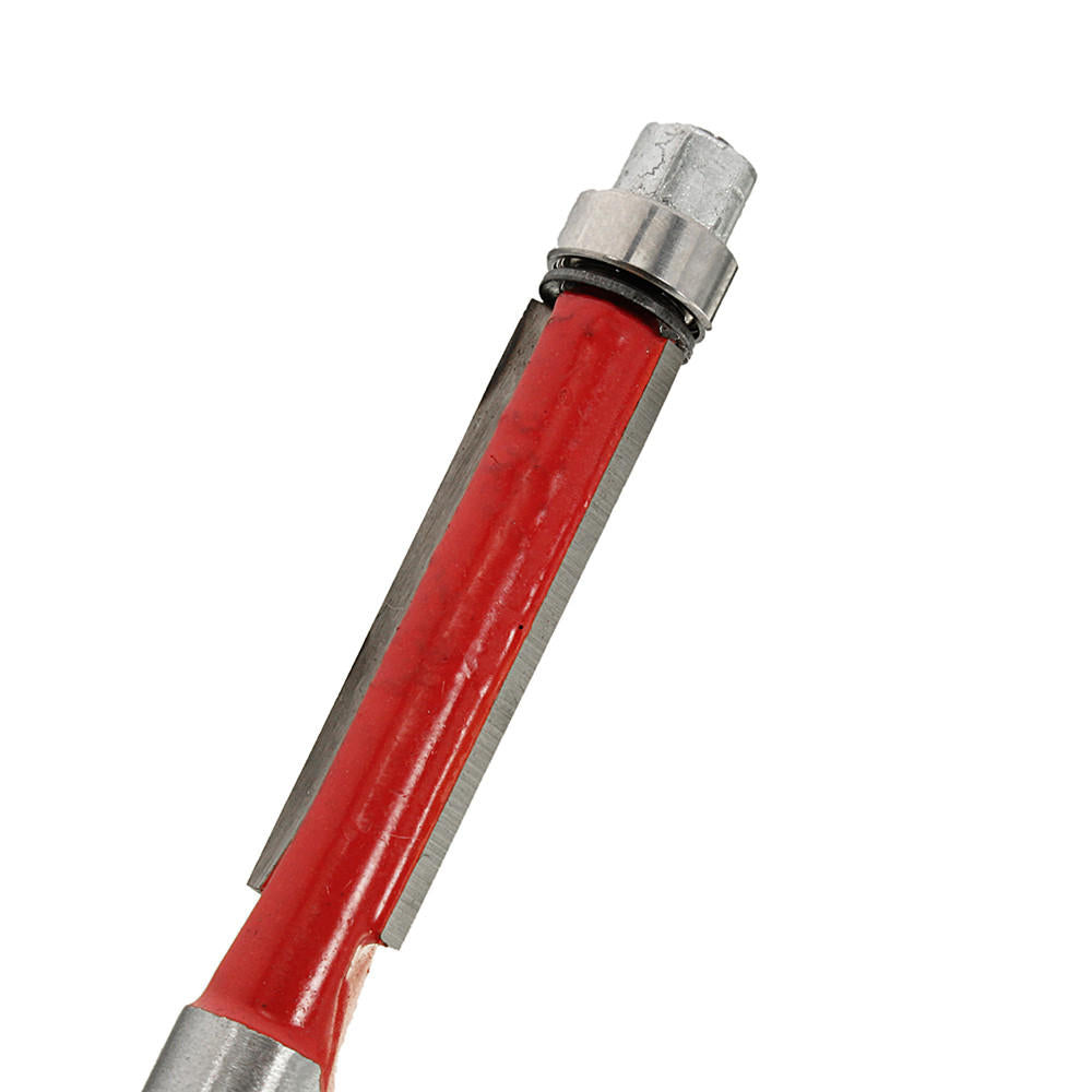 1 piece, 6.35mm shank flush milling cutter with ball bearing