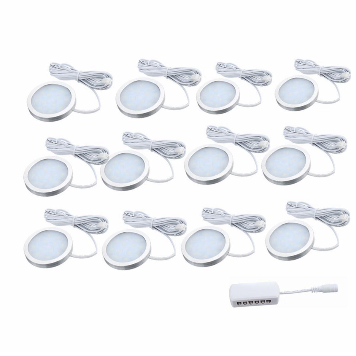 12 pcs. 12V, 2.5 Watt LED spotlights for indoor use