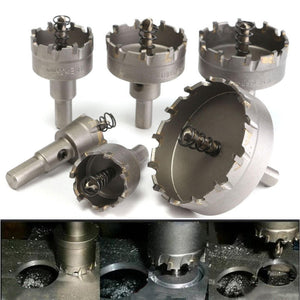 6-teiliges. 22 bis 65mm Hartmetall-Kronenbohrer Lochsäge - Set