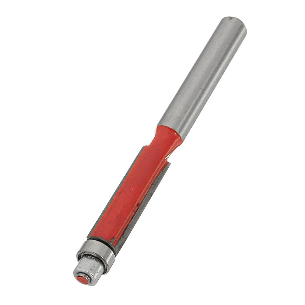1 piece, 6.35mm shank flush milling cutter with ball bearing