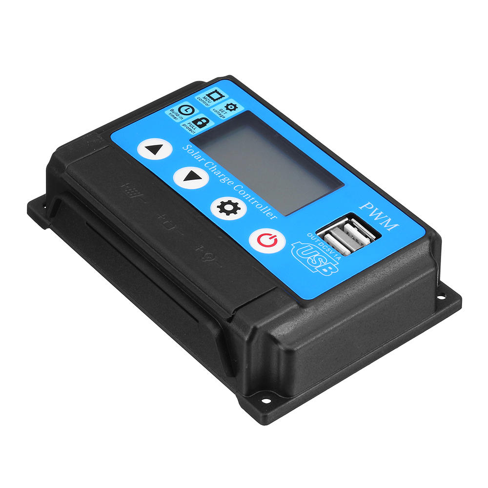 Solar-Laderegler 30A 12V oder 24V PWM und USB